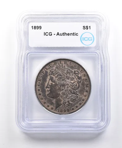 1899 Morgan Silver Dollar Authentic ICG *3248