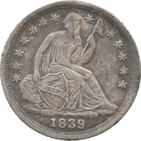 1839-O Seated Liberty Half Dime *9608