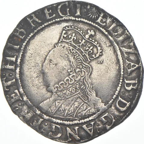 1584 United Kingdom 1 Shilling - 5th Issue - Scallop Privy a7907