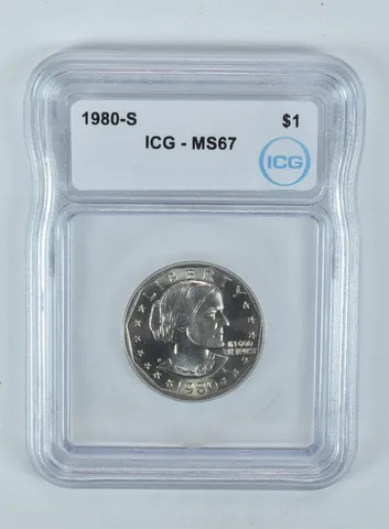 1980-S Susan B Anthony $1 MS67 ICG
