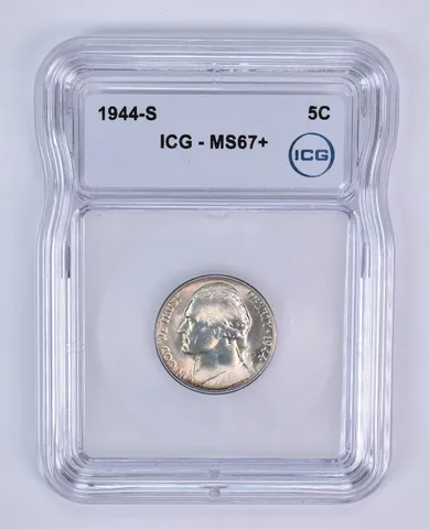 1944-S Jefferson Nickel MS67+ ICG