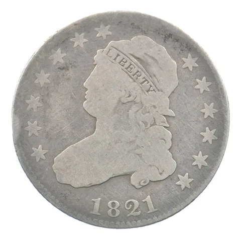 1821 Capped Bust Quarter *7737
