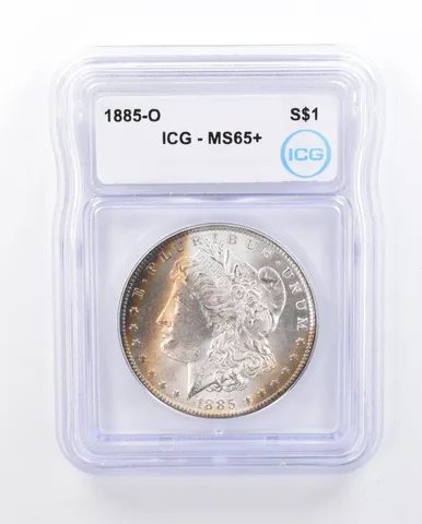 1885-O Morgan Silver Dollar MS65+ ICG Beautiful Tone *1785