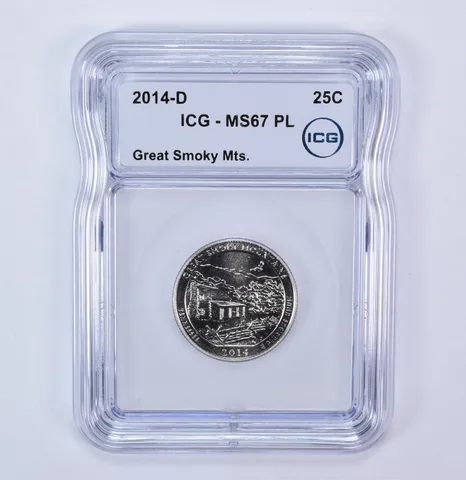 2014-D Washington Quarter ATB Great Smoky Mountains MS67 PL ICG
