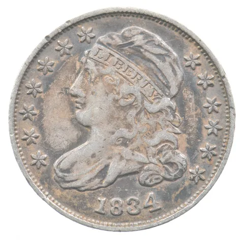 1834 Capped Bust Dime Large 4 *7513