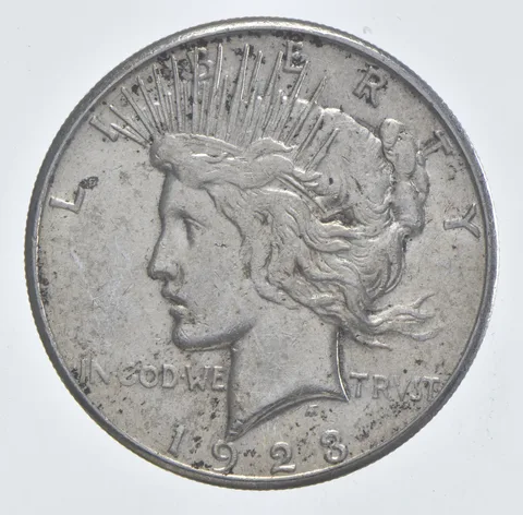 1923-S Peace Silver Dollar Estate Coin Collection *256