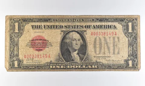 1928 $1 US Legal Tender Note Red Seal *8290