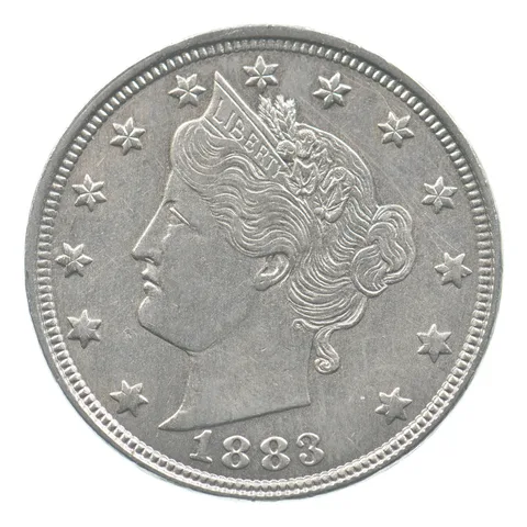 1883 Liberty V Nickel No Cents *6549