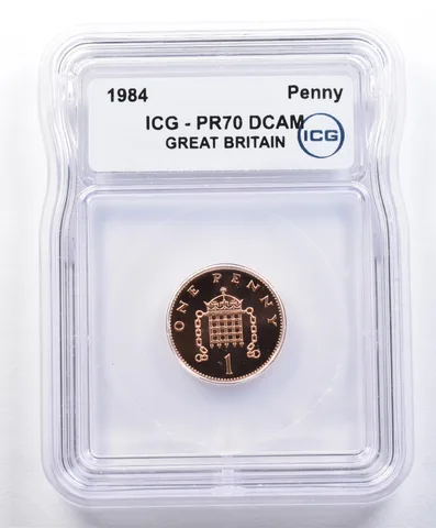 1984 Great Britain Penny PR70 DCAM ICG *1585