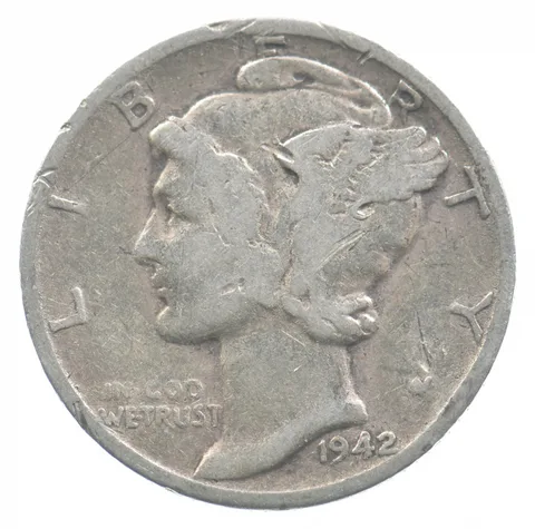 1942/1 Mercury Dime *4461