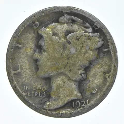 1921-D Mercury Dime a6173
