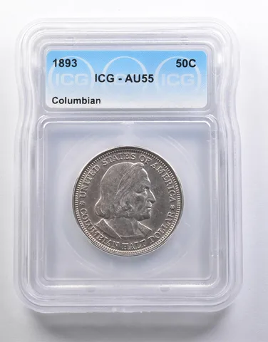 1893 Columbian Exposition Half Dollar AU55 ICG *6561