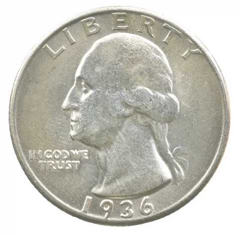 1936 Washington Quarter a3193