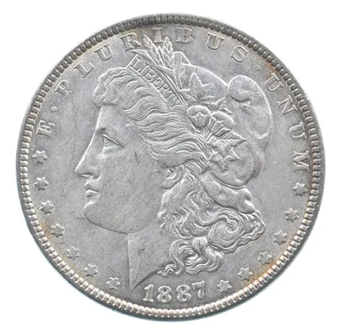 Better 1887 Morgan Silver Dollar - 90% US Coin - Nice Coin *436