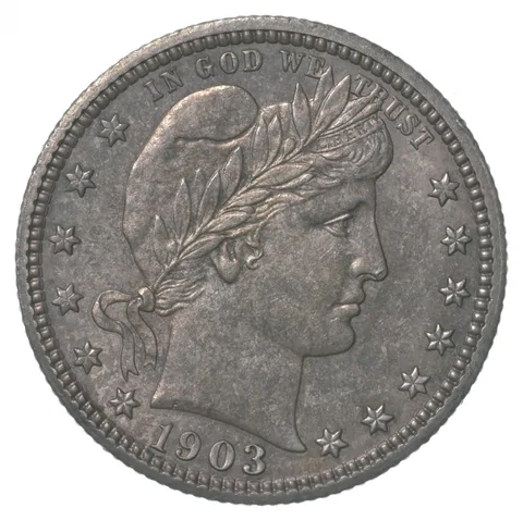1903 Barber Quarter a6345