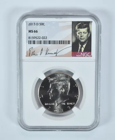 2013-D Kennedy Half Dollar MS66 NGC Special Label