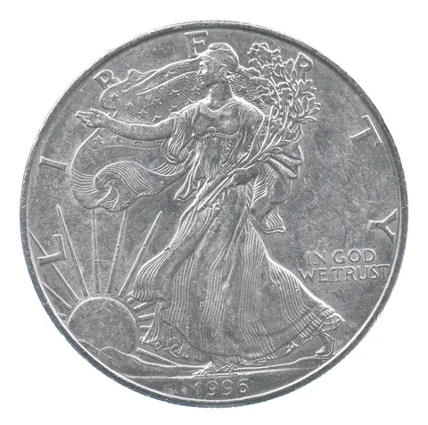Rarest 1996 American Silver Eagle - Key Date - Rare LOW MINTAGE *693
