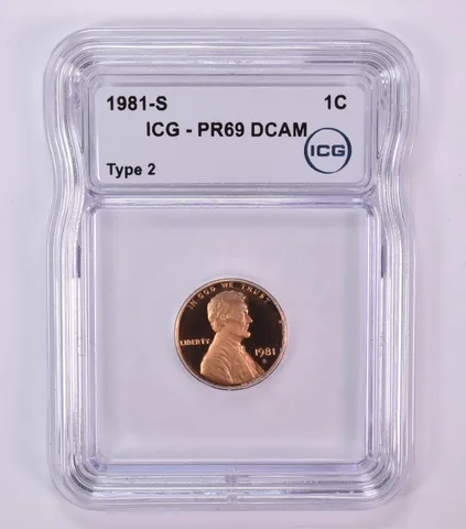 1981-S Lincoln Memorial Cent Type 2 PR69 DCAM ICG