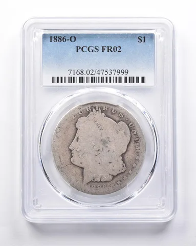 FR02 1886-O Morgan Silver Dollar PCGS Low Ball *6958