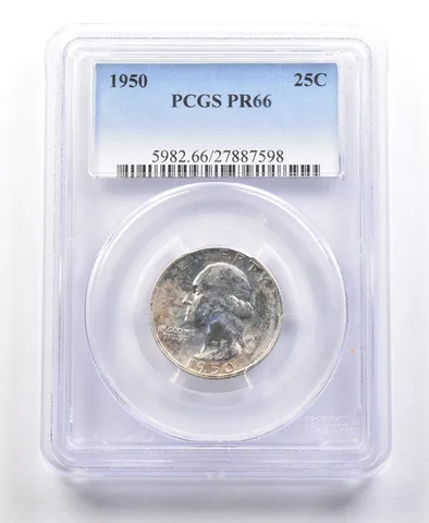 1950 Washington Quarter PR66 PCGS a2159
