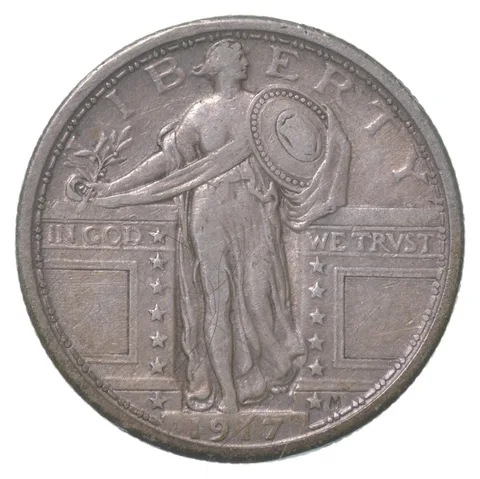1917 Standing Liberty Quarter Type 1 a8646