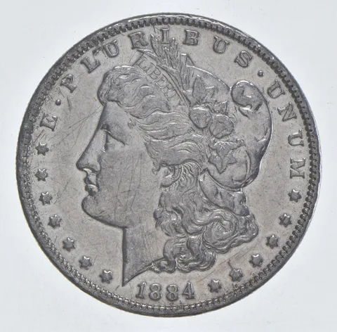 Better 1884 Morgan Silver Dollar - 90% US Coin - Nice Coin *393