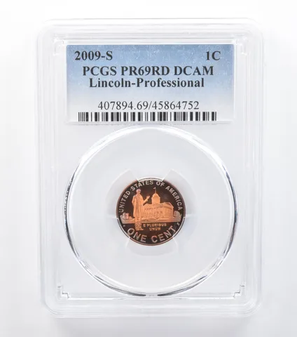 2009-S Lincoln Cent Professional Life PR69 RD DCAM PCGS Beautiful Tone *7733