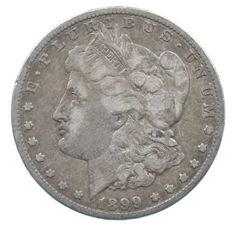 Early - 1899 Morgan Silver Dollar - 90% US Coin *590
