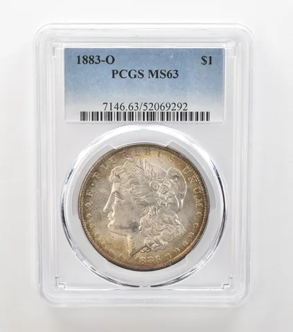 1883-O Morgan Silver Dollar MS63 PCGS Beautiful Tone a6906