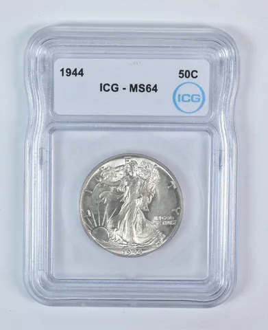 1944 Walking Liberty Half Dollar MS64 ICG