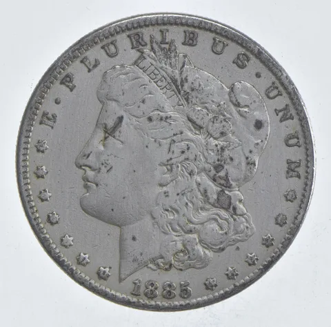 Early - 1885 Morgan Silver Dollar - 90% US Coin *988