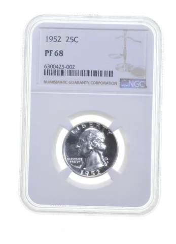 PF68 1952 Washington Quarter - Graded NGC *6133
