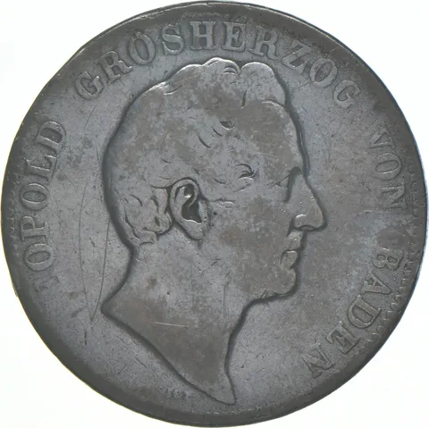 No Date Grand-duchy Of Baden German State 1 Kronenthaler Locket Love Token *7973