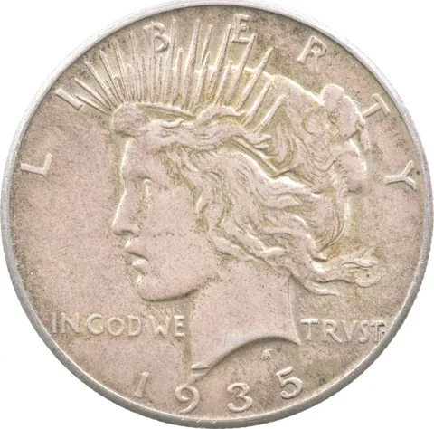 1935 Peace Silver Dollar *8004
