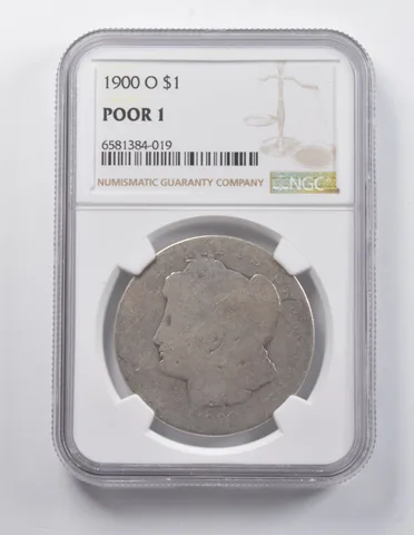 POOR 1 1900-O Morgan Silver Dollar NGC Lowball Low Ball Pocket Piece *7061