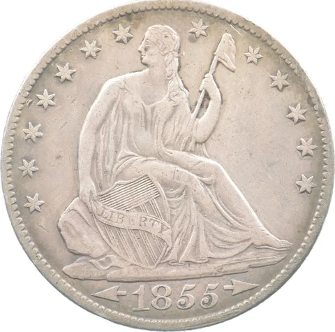 1855-O Seated Liberty Half Dollar Arrows *7893