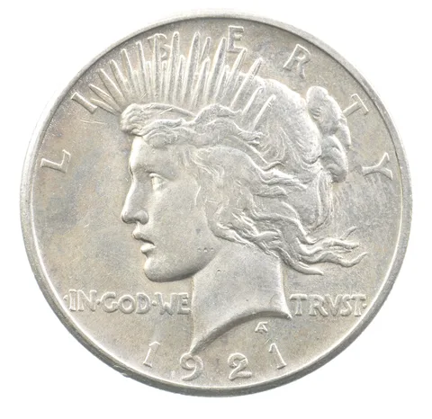 1921 Peace Silver Dollar High Relief *1848