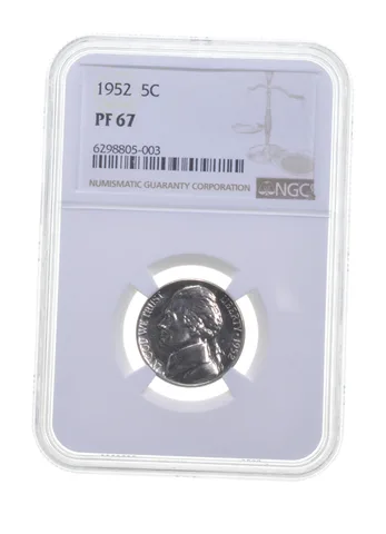 PF67 1952 Jefferson Nickel - Graded NGC *6090
