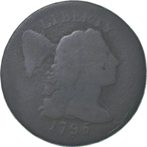 1795 Flowing Hair Large Cent 5.78 PL EDGE *8298
