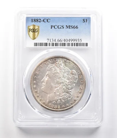 1882-CC Morgan Silver Dollar MS66 PCGS a0815