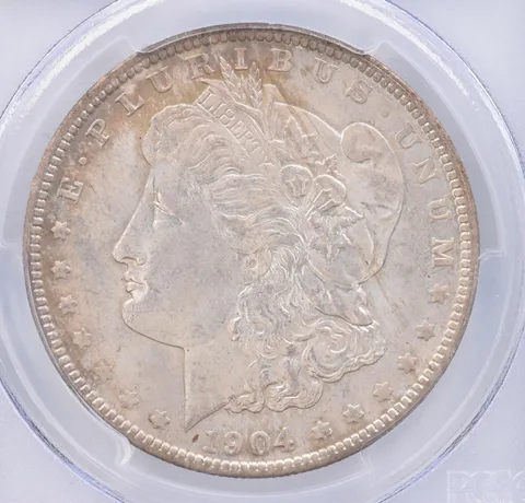 1904-O Morgan Silver Dollar MS65 PCGS Beautiful Tone *1114