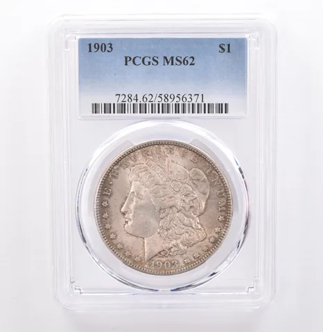 1903 Morgan Silver Dollar MS62 PCGS Beautiful Tone *9289