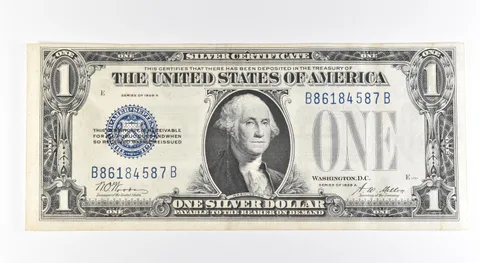 1928 A $1 Silver Certificate Blue Seal Fr#1601 *0491