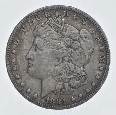 Early - 1881 Morgan Silver Dollar - 90% US Coin *149