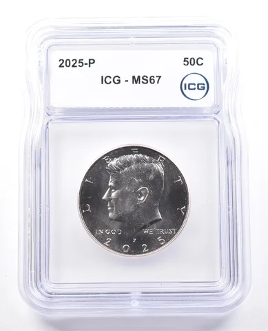 2025-P Kennedy Half Dollar MS67 ICG