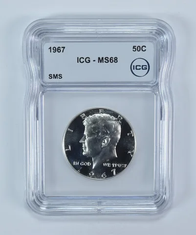 1967 Kennedy Half Dollar MS68 ICG