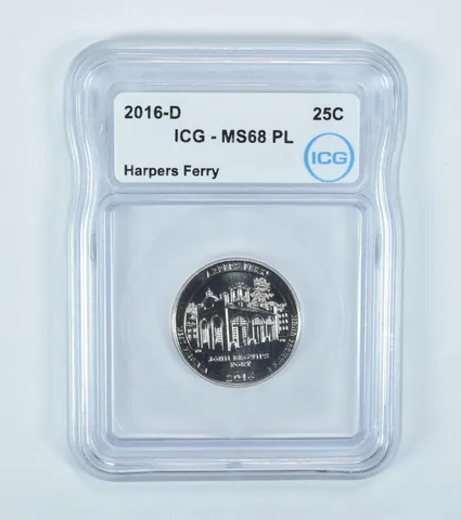 2016-D Washington Quarter ATB Harpers Ferry MS68 PL ICG