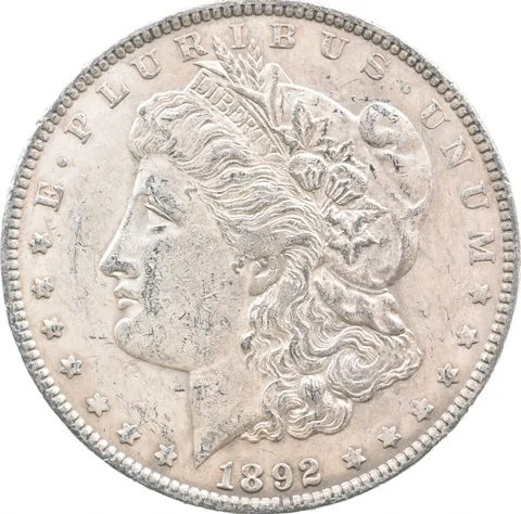 1892 Morgan Silver Dollar a5083