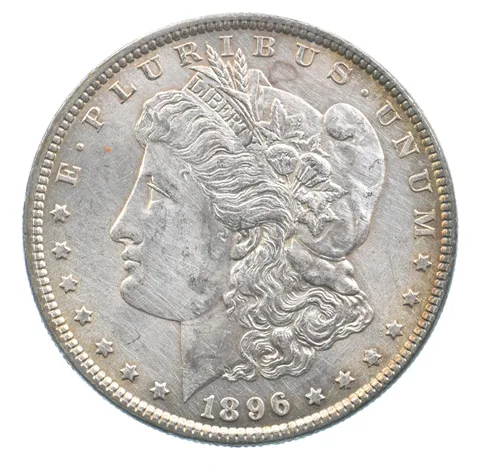 Early - 1896 Morgan Silver Dollar - 90% US Coin *977
