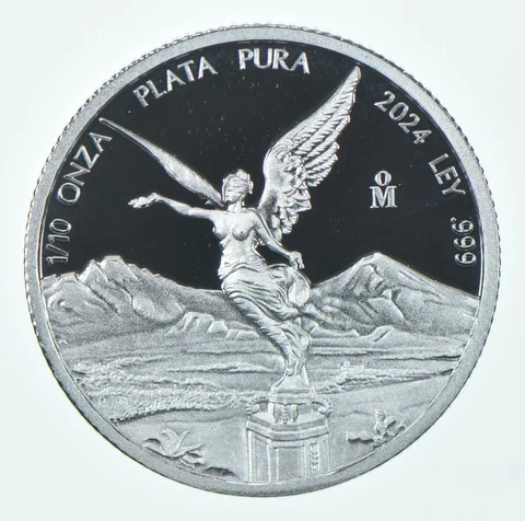 2024 Mo Mexico 1/10 Oz Onza Silver Libertad Proof